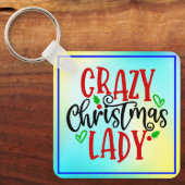 熱狂するクリスマスレディ–84654 キーホルダー (正面)