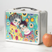 熱狂するクール抽象芸術 メタルランチボックス (インサイチュ)