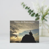 "熱狂するサンセット" – ビアリッツ ポストカード (スタンド正面)