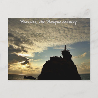 "熱狂するサンセット" – ビアリッツ ポストカード