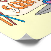 熱狂するスクラップブック作り ポスター (角)