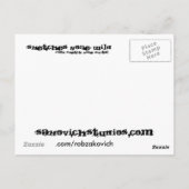 熱狂するスケッチ ポストカード (裏面)