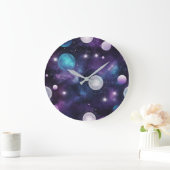 熱狂するスタイル ラージ壁時計 (ホーム)