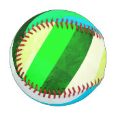 熱狂するストライプ野球 野球ボール (正面左)