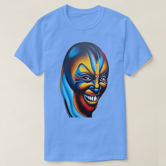 熱狂するスマイル Tシャツ (デザイン正面)