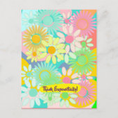 熱狂するデイジー開花考え指数関数的! pcはがき ポストカード (正面)