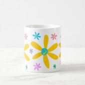 熱狂するデイジー コーヒーマグカップ (中央)