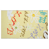 熱狂するデイジー ファブリック (ファットクウォーター)