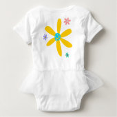 熱狂するデイジー ベビーTシャツ (裏面)