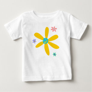 熱狂するデイジー ベビーTシャツ