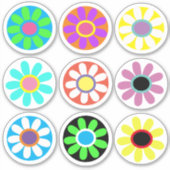 熱狂するデイジー、ポップ・アートの芸術、 シール (正面)