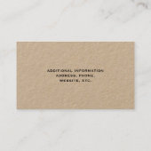 熱狂するニヤリ |ブラックチェシャーキャット 名刺 (裏面)