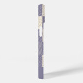 熱狂するバッファローチェックインとソフトパープル Case-Mate iPhoneケース (裏面 / 右)