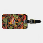 熱狂するパーソナライズされた ラゲッジタグ (正面横)