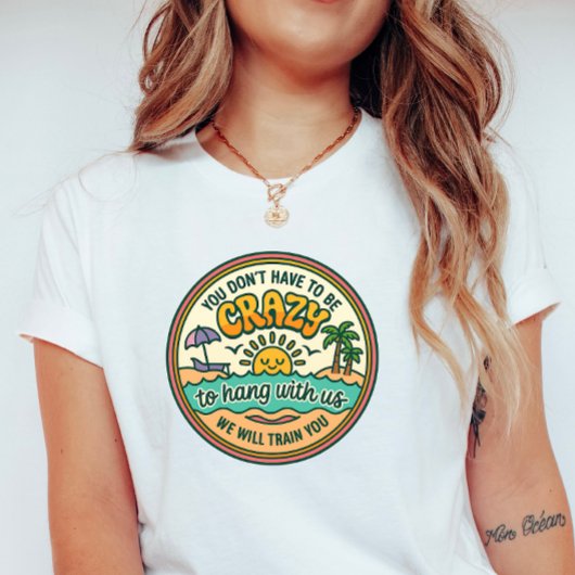 熱狂するビーチクルーレトロ Tシャツ