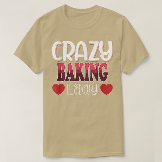 熱狂するベーキングレディ Tシャツ (デザイン正面)