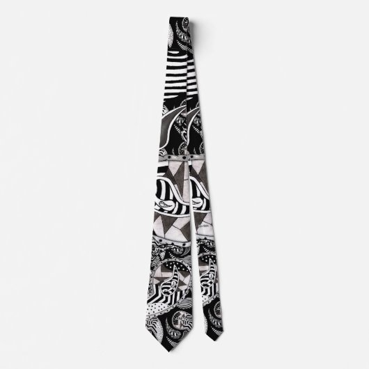 熱狂するペイズリー ネクタイ (正面)