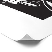 熱狂する不機嫌サイエンティスト試験管 ポスター (角)