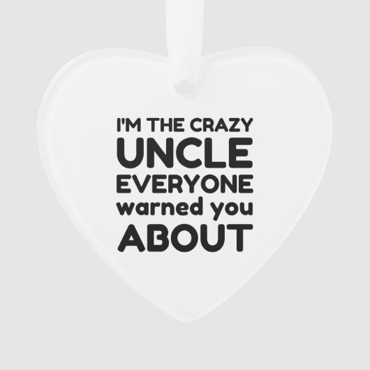 熱狂する叔父 オーナメント (正面)