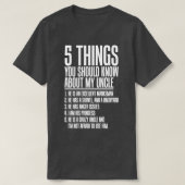 熱狂する叔父 Tシャツ (デザイン正面)