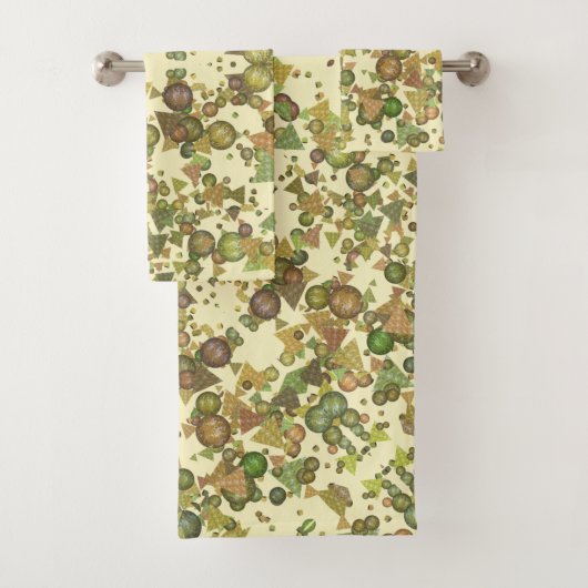 熱狂する幾何学模様 バスタオルセット (インサイチュ)