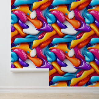 熱狂する抽象芸術壁紙 壁紙