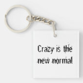 熱狂する新しい常態はです キーホルダー (正面)