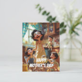 熱狂する母 ポストカード (スタンド正面)