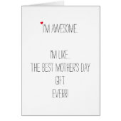 熱狂する気違いユおもしろいーマカスタムマザーズ・デイ・ママ (正面)