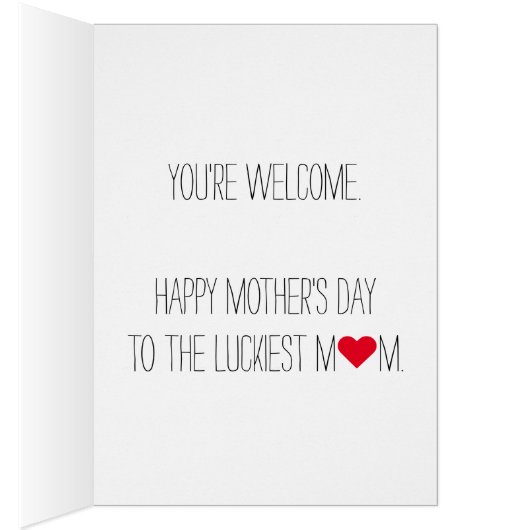 熱狂する気違いユおもしろいーマカスタムマザーズ・デイ・ママ (内側 (右))