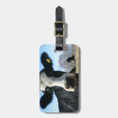 熱狂する牛 ラゲッジタグ (正面縦)