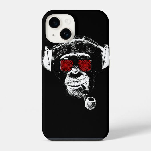 熱狂する猿 iPhoneケース (裏面)