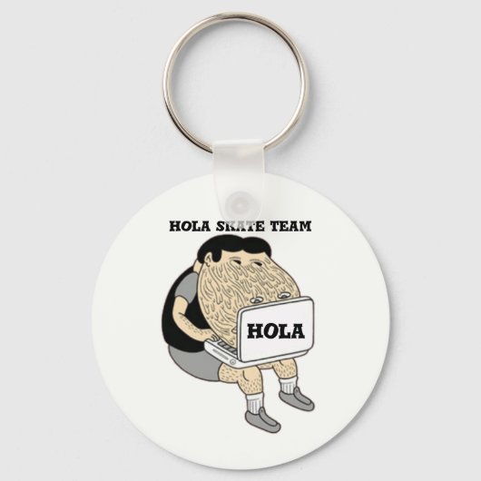 熱狂する男 キーホルダー (正面)