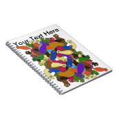 熱狂する目を横切るプラナリウムワーム ノートブック (右側)