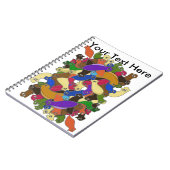 熱狂する目を横切るプラナリウムワーム ノートブック (左側)