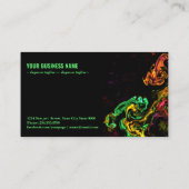 熱狂する絵を描黒地7kj 名刺 (裏面)