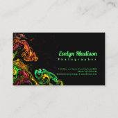 熱狂する絵を描黒 名刺 (裏面)