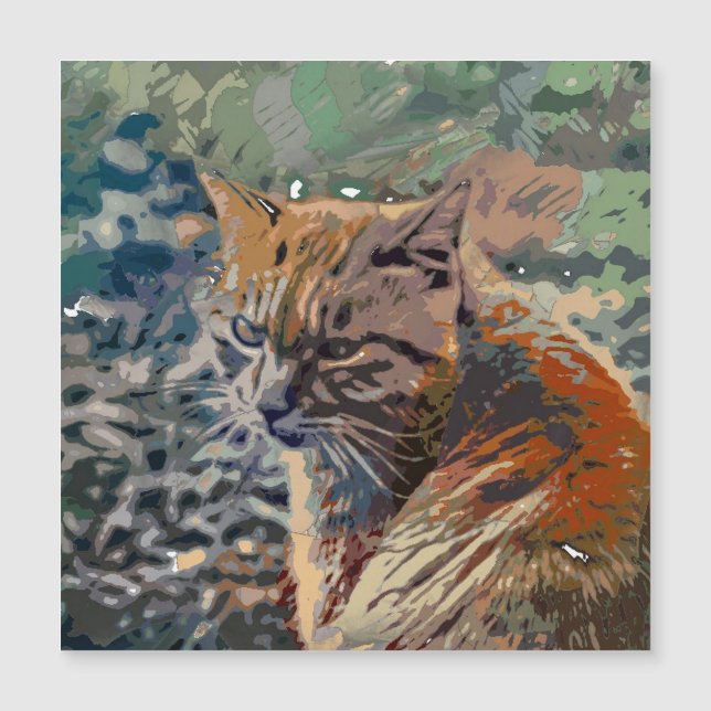 熱狂する絵を描- Cat 2 (正面)