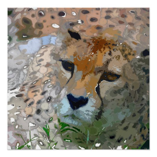 熱狂する絵を描- Cheetah ポスター (正面)