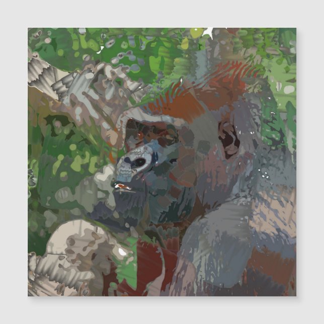 熱狂する絵を描- Gorilla (正面)