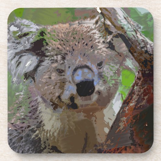 熱狂する絵を描- Koala コースター (正面)