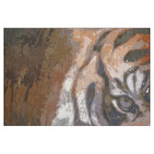 熱狂する絵を描- Tiger ファブリック (ファットクウォーター)