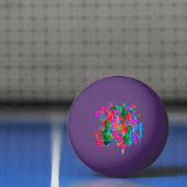 熱狂する色 卓球ボール (ネット)