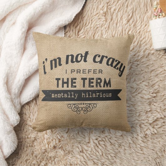 熱狂する言葉精神的に笑わされるなBurlaを好んで下さい クッション (ブランケット)