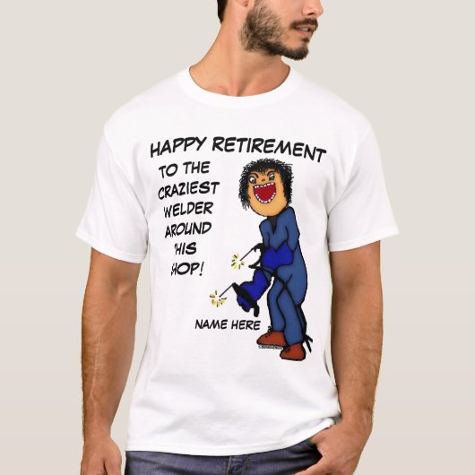熱狂する退職 Tシャツ (正面)