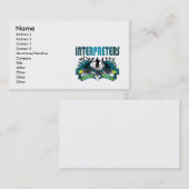 熱狂する通訳 名刺 (正面/裏面)