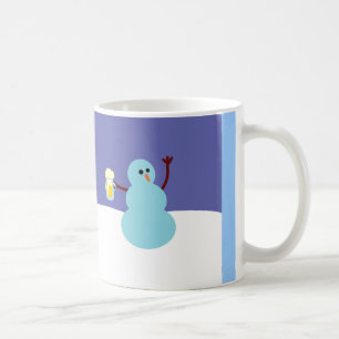 熱狂する雪だるま! コーヒーマグカップ