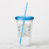 熱狂する頭 アクリルタンブラー (裏面)