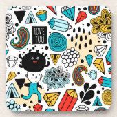 熱狂する頭 コースター (正面)