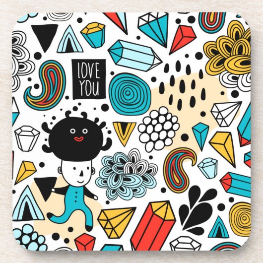 熱狂する頭 コースター (正面)